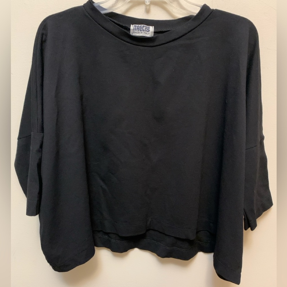 ITALISISE Made In Italy Oversized Black Top
